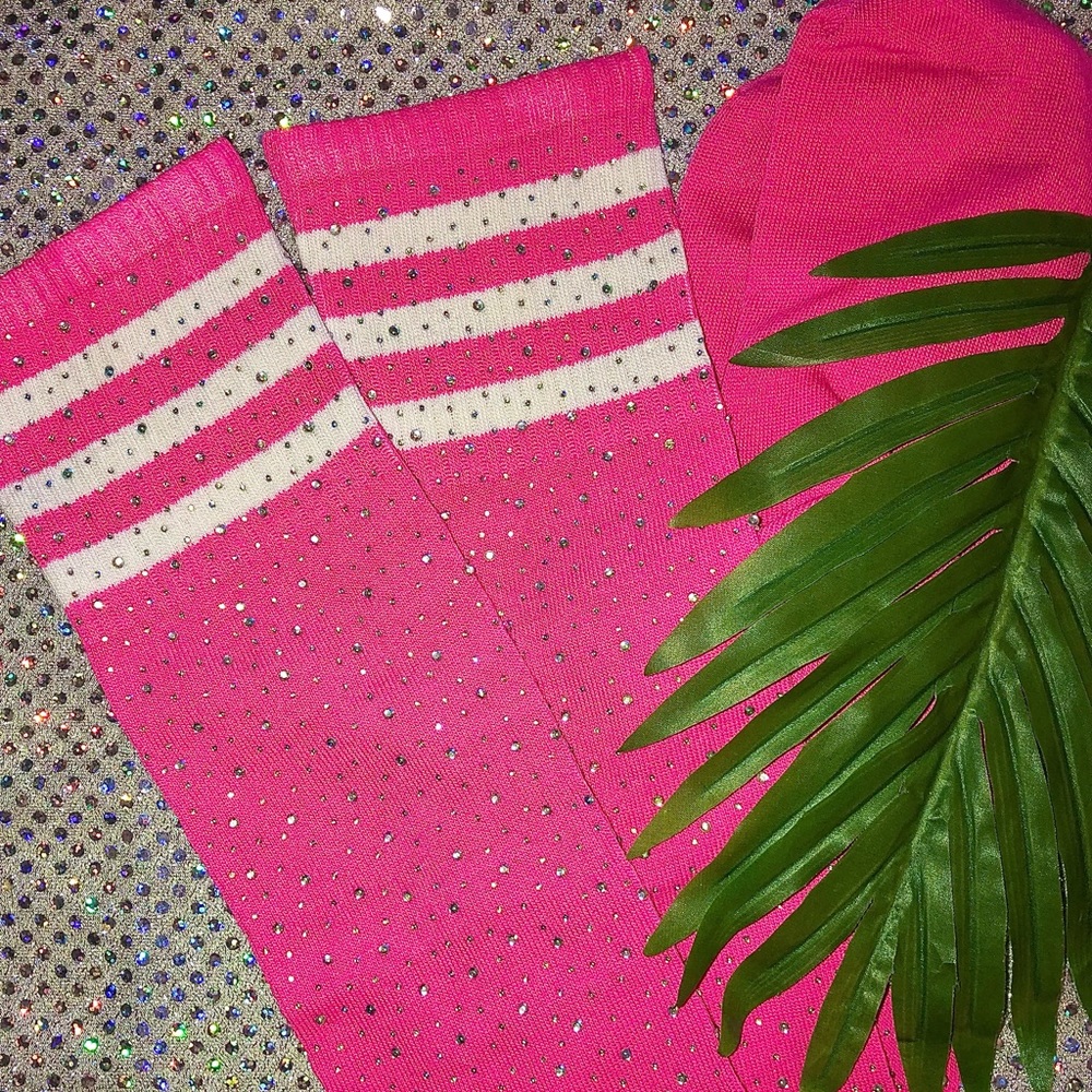 Crystal bling socks 💗